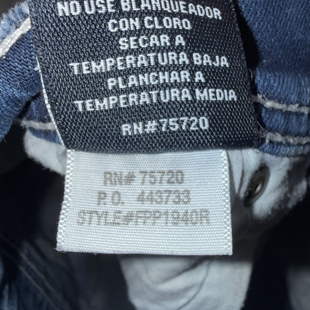 BKE Mason Straight Tapered Stretch Jeans Mens 33x32 (Fits 33x31) Blue Whiskered - Picture 8 of 11
